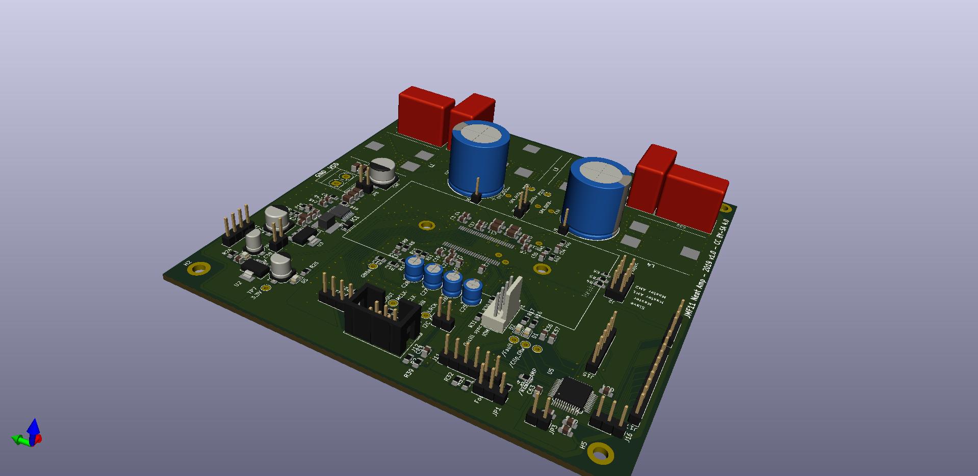 Rendu 3D de la carte TAS3251