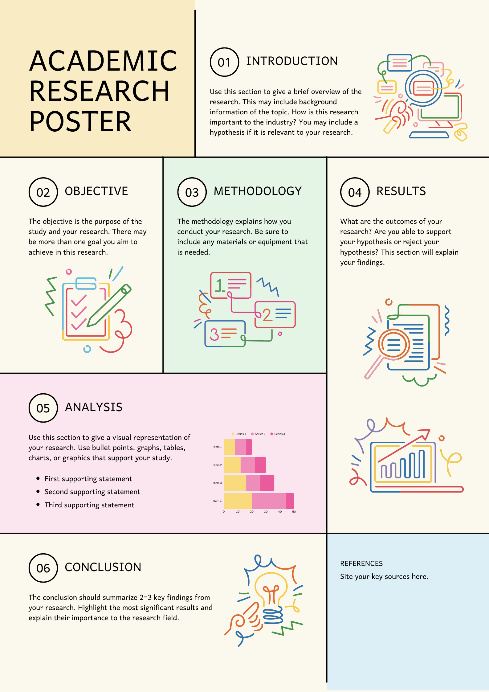 Exemple de poster de recherche